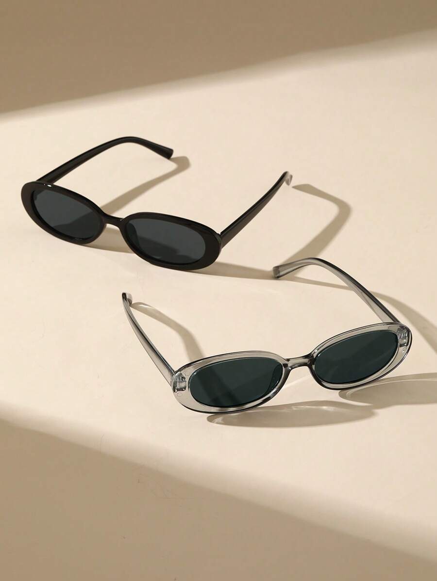 gafas con estampado de leopardo y marcos geométricos multicolor
