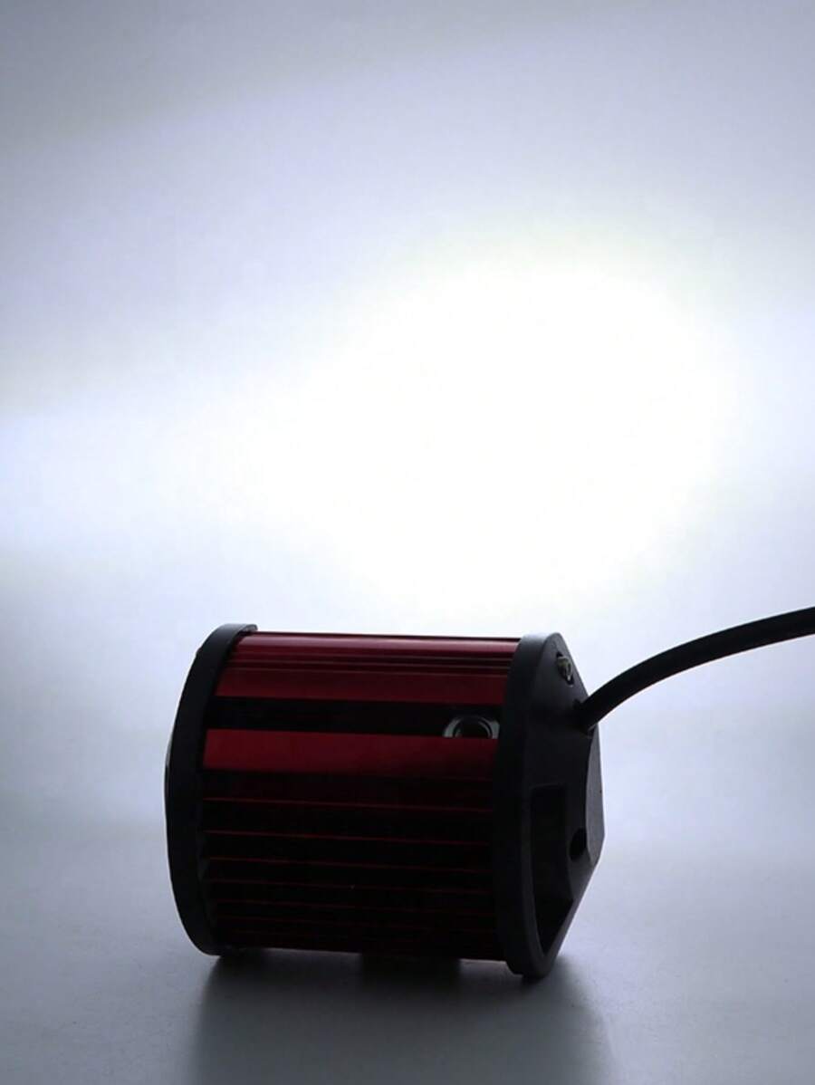 Faros luces delanteros 6 LED cuadrados estroboscópico para vehiculos motocicleta 18w Par