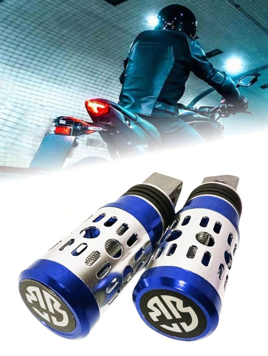 Posapies traseros de pasajeros estribos de aluminio para motocicleta