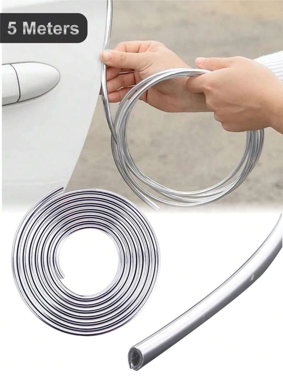 Tira Embellecedor de PVC proteccion de perfiles puertas para coche