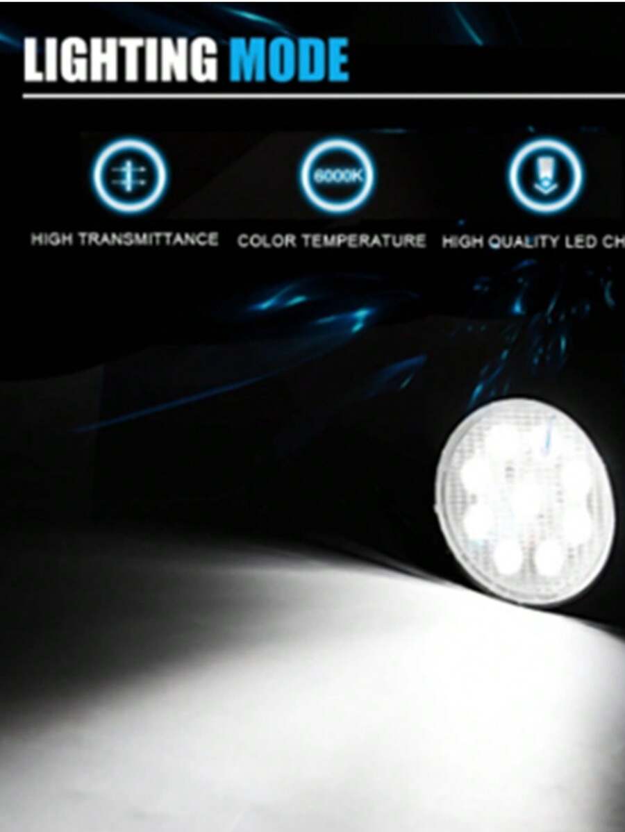 Faros auxiliares Redondos para coche moto