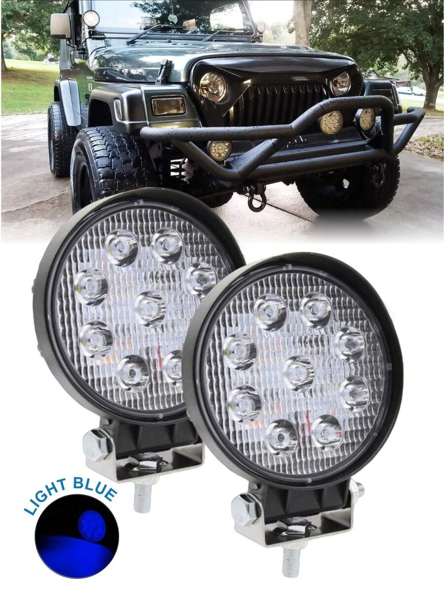 Faros auxiliares Redondos para coche moto