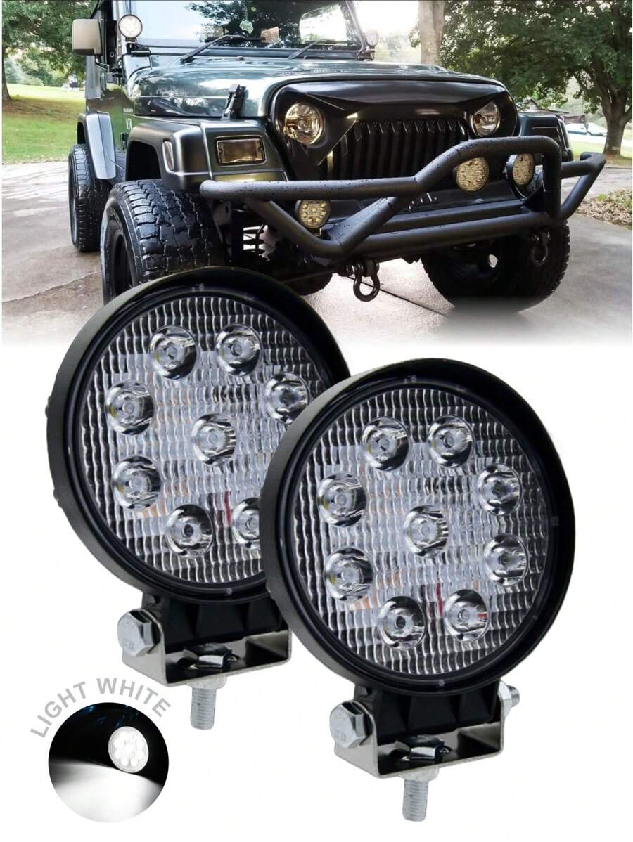 Faros auxiliares Redondos para coche moto