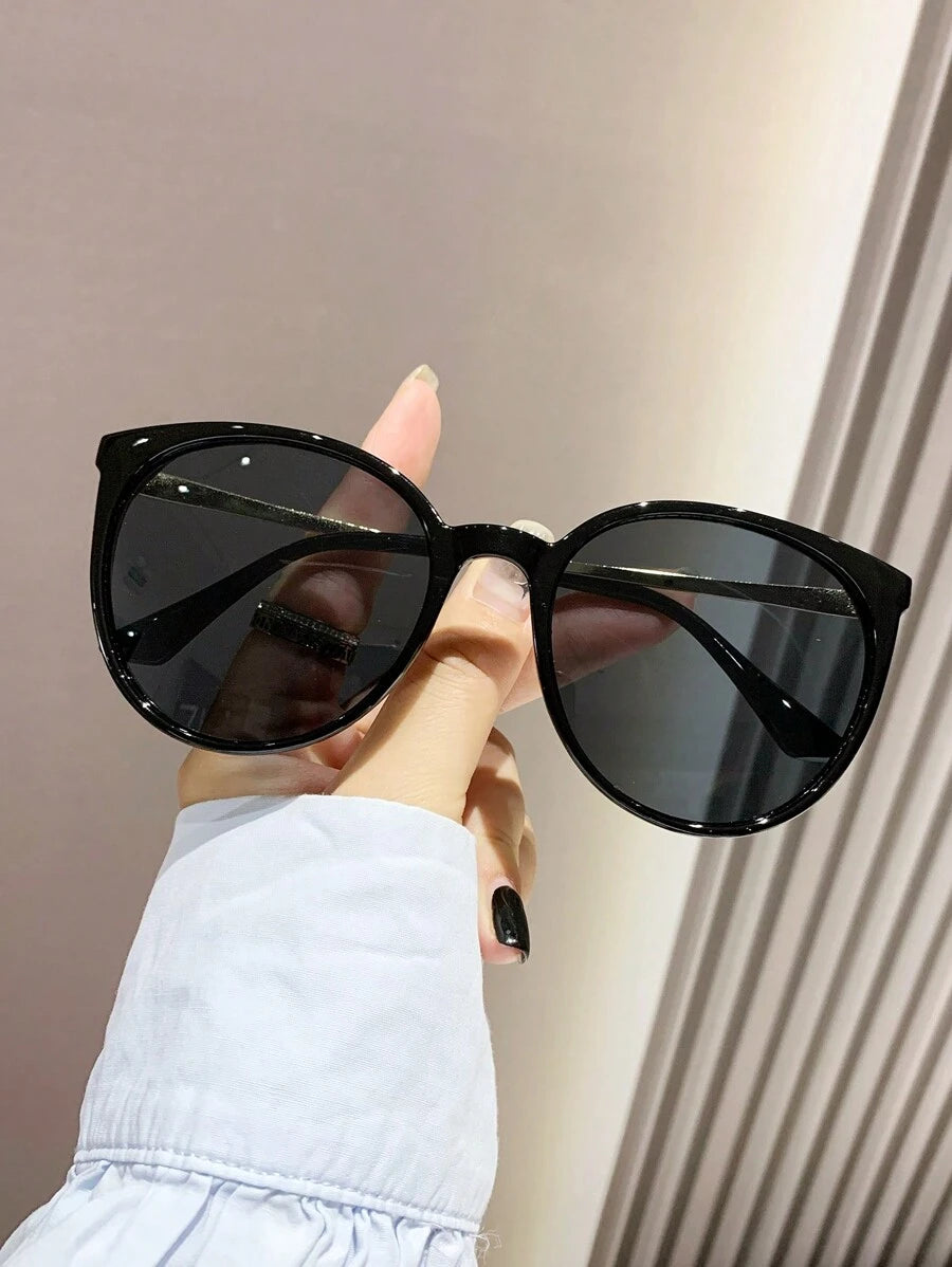 gafas de sol unisex retro de metal redondas