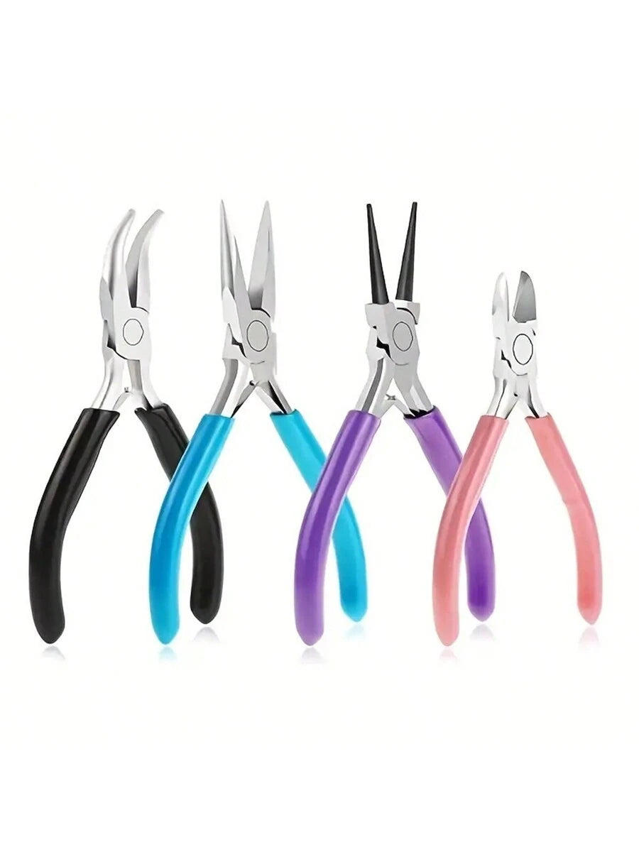 Set de 4 piezas de herramientas de alicates para joyería