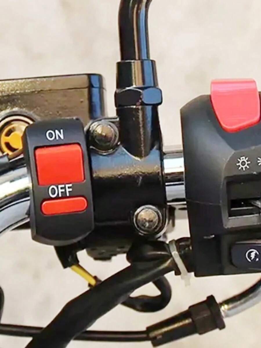 Switch interruptor cortacorriente para manilar de motocicleta universal