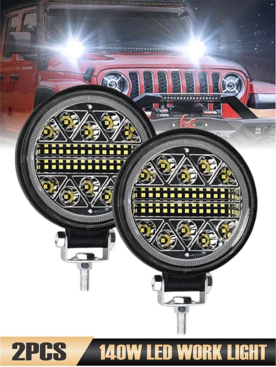 Faros auxiliares Redondos para coche moto