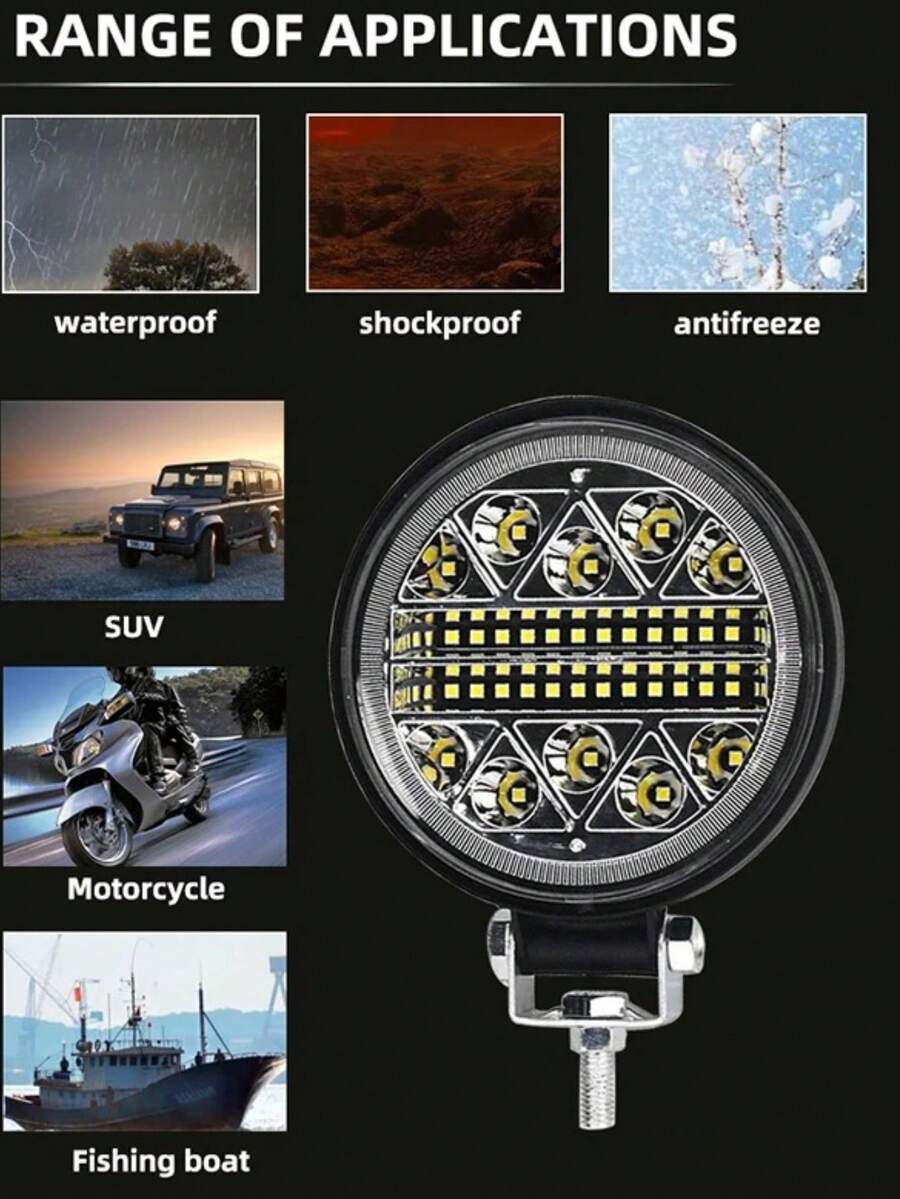 Faros auxiliares Redondos para coche moto