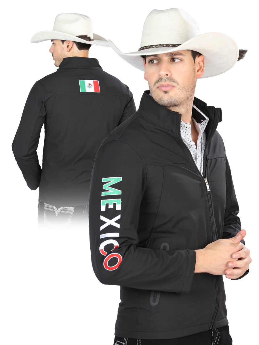 Chamarra de Hombre Centenario en 100% Poliéster Color Negro 170074