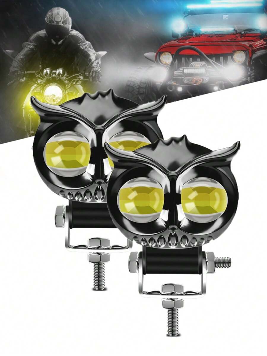 Faros LED auxiliares para motocicleta
