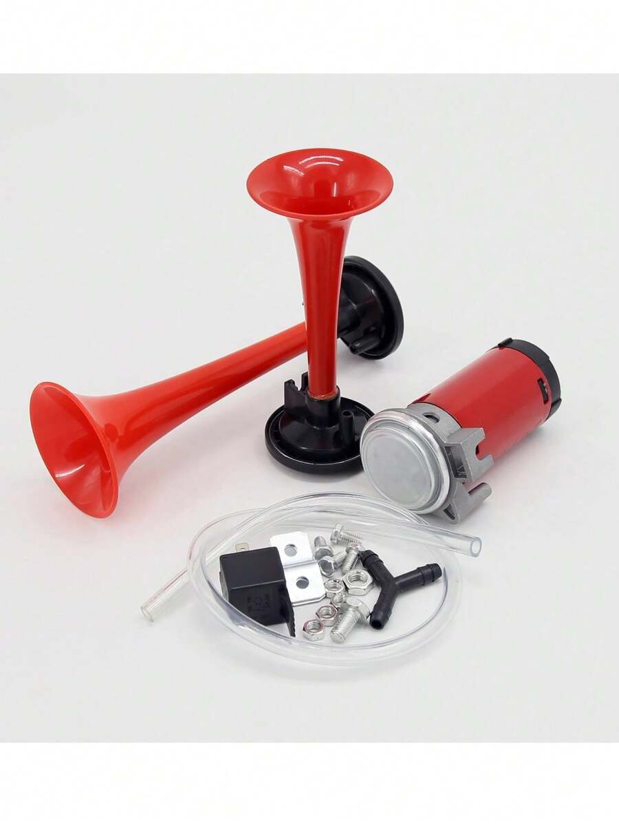 Bocina claxon trompetas eléctrica 180DB para coche