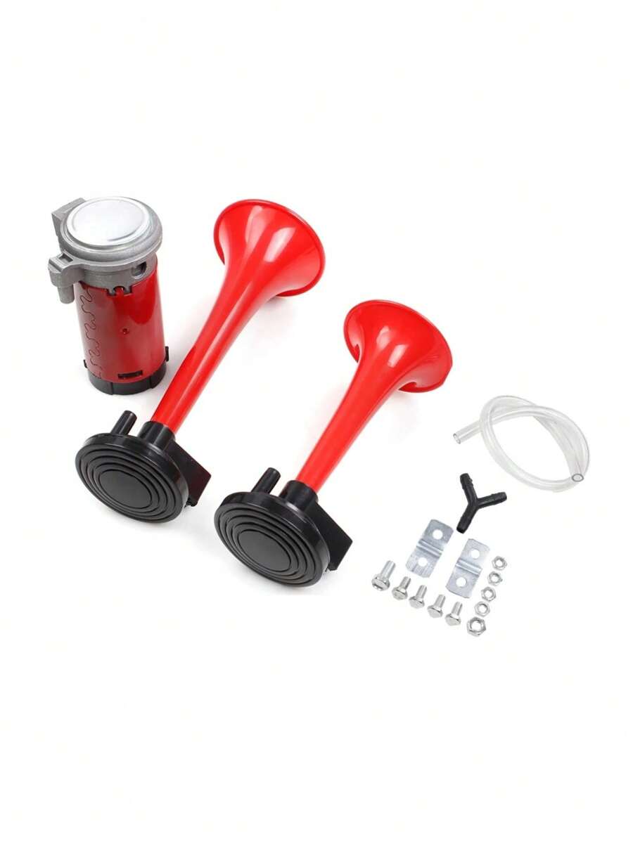 Bocina claxon trompetas eléctrica 180DB para coche