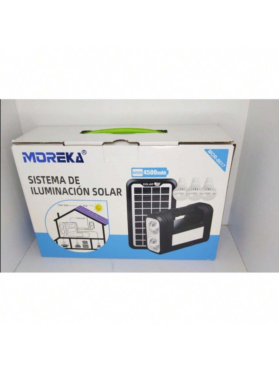 Kit solar camping luz solar portátil con foco