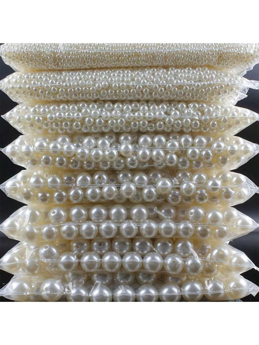 250g/Paquete Cuentas de perlas ABS falsas