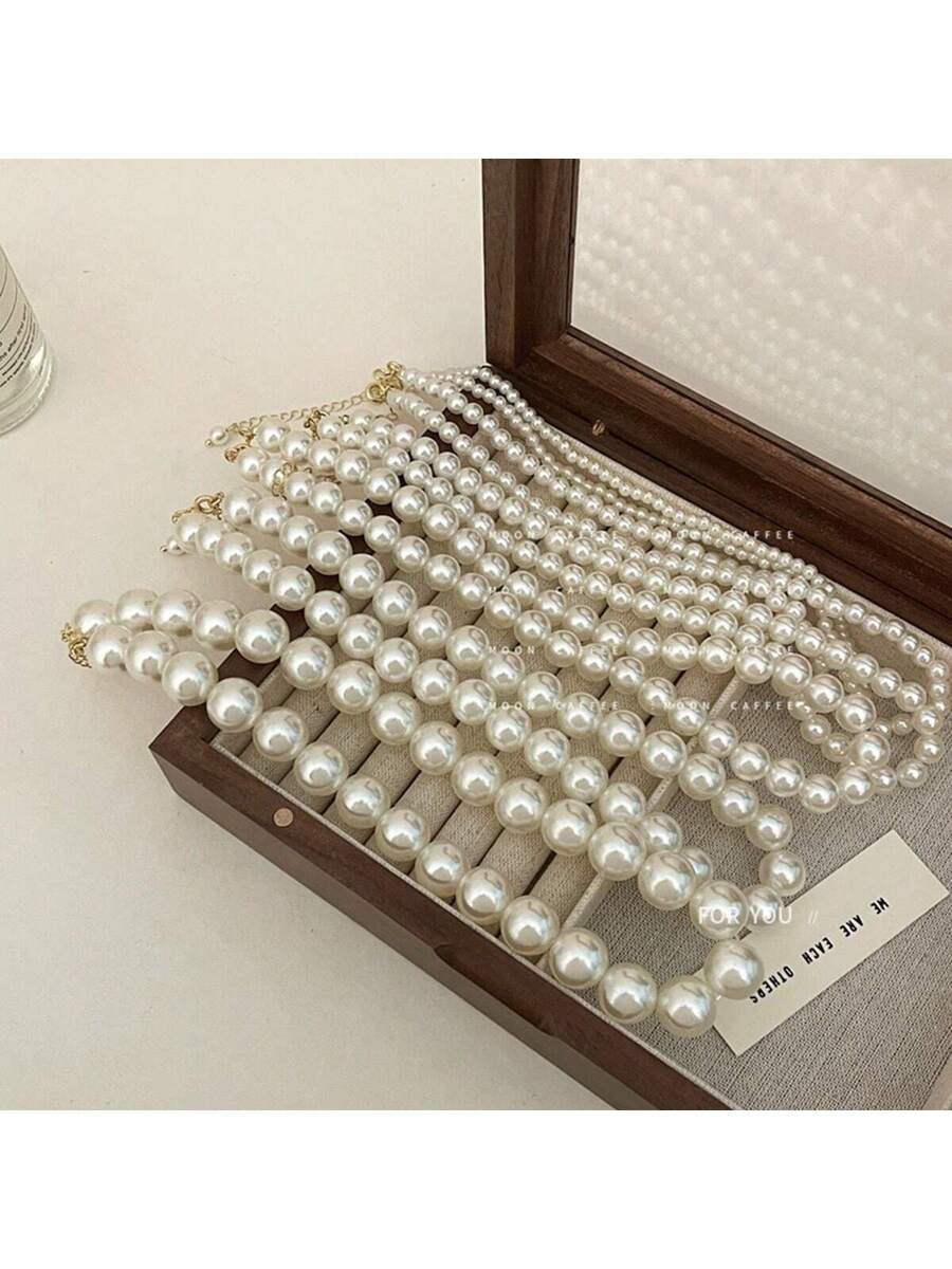 250g/Paquete Cuentas de perlas ABS falsas