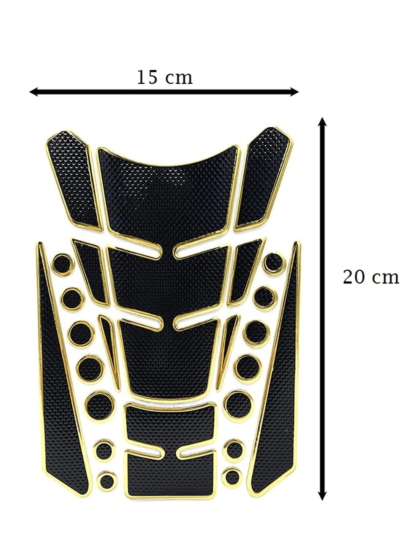 Sticker Tanque Fishbone Gasolina Calcomanía Moto Protector