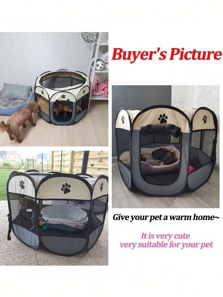 Casa Corral Para Mascotas Perros