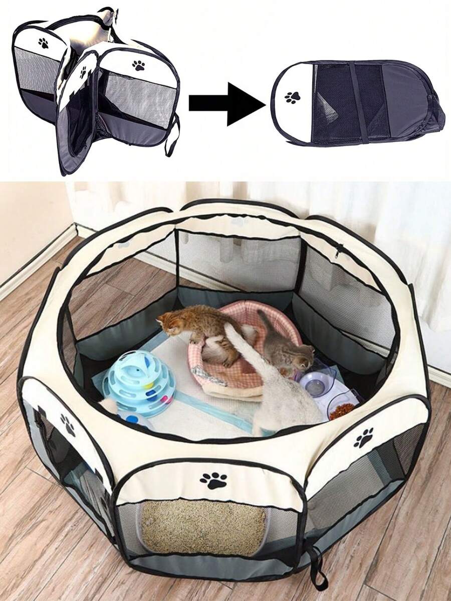 Casa Corral Para Mascotas Perros