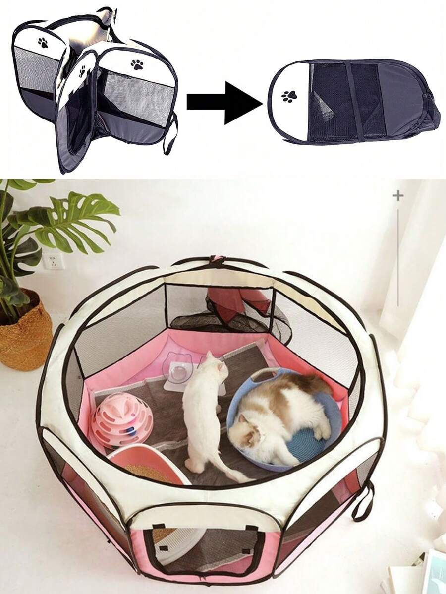 Casa Corral Para Mascotas Perros