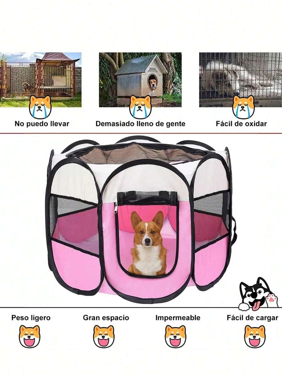 Casa Corral Para Mascotas Perros