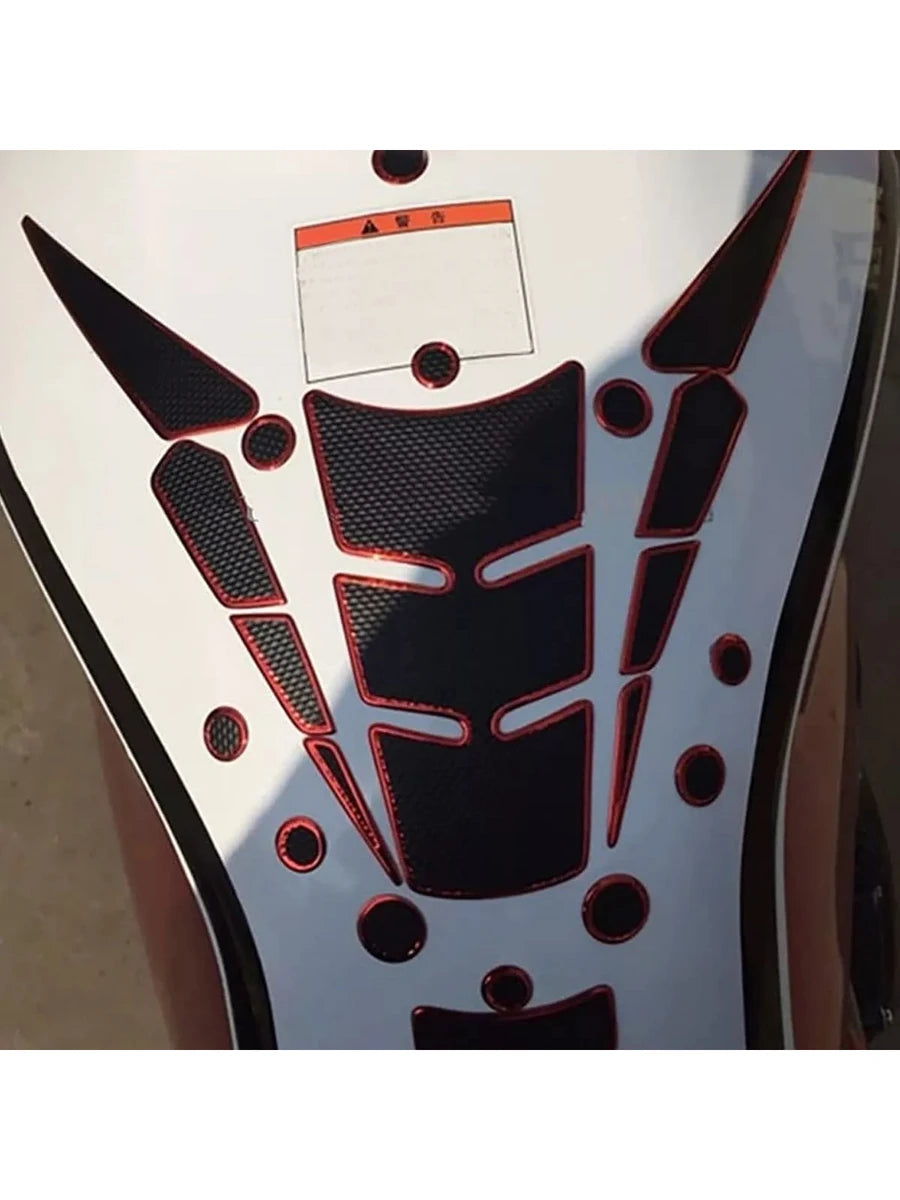 Sticker Tanque Fishbone Gasolina Calcomanía Moto Protector