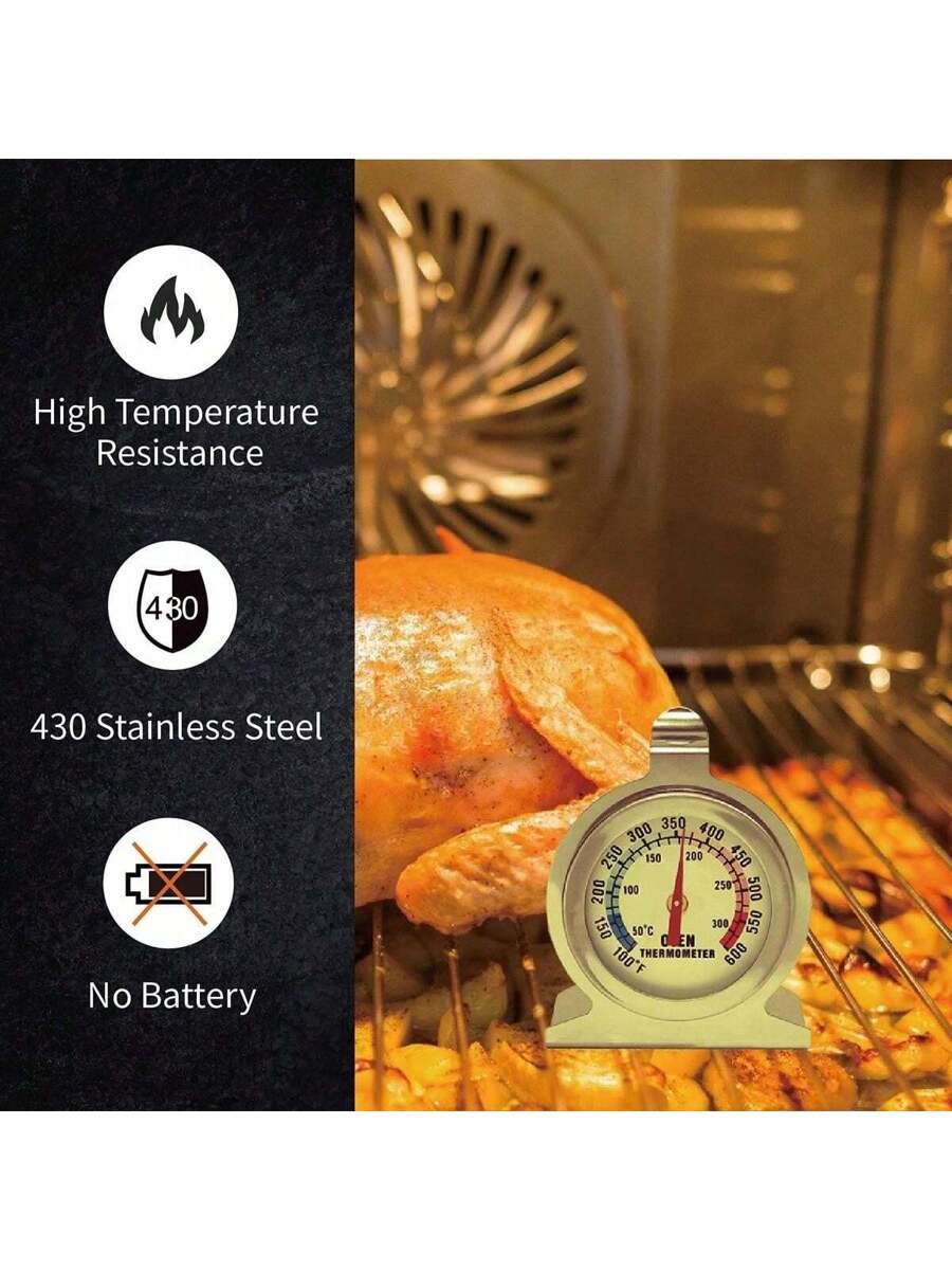 Termómetro De Horno Con Esfera, Acero Inoxidable