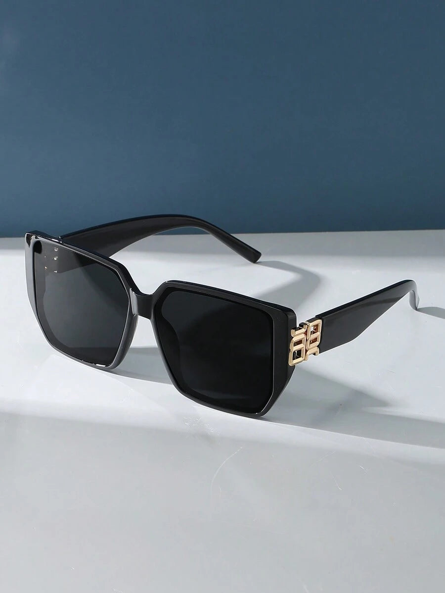 Gafas de sol vintage de marco grueso y grande