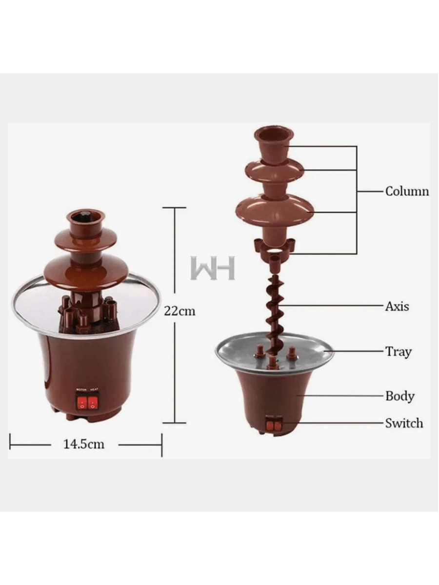 Mini Fuente Cascada Fondue