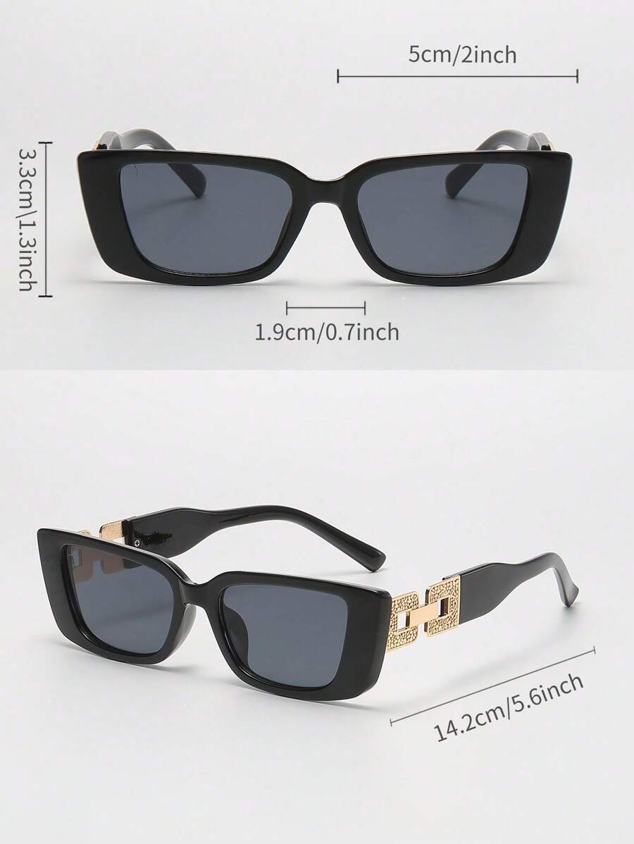 Gafas de sol vintage de marco grueso y grande