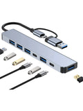 Hub USB C 3.0, 7 en 1 Adaptador USB