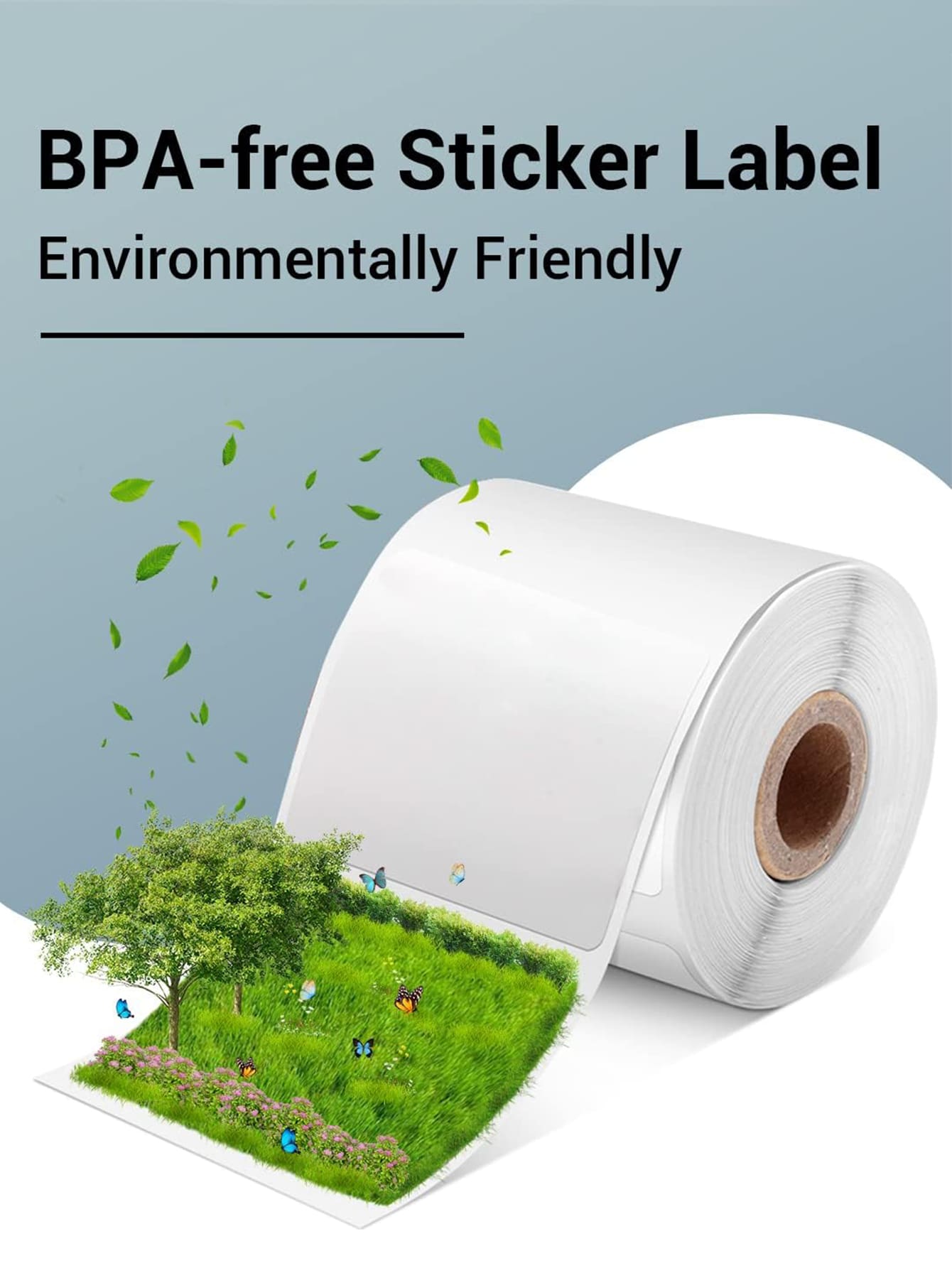 rollo de papel térmico transparente cuadrado