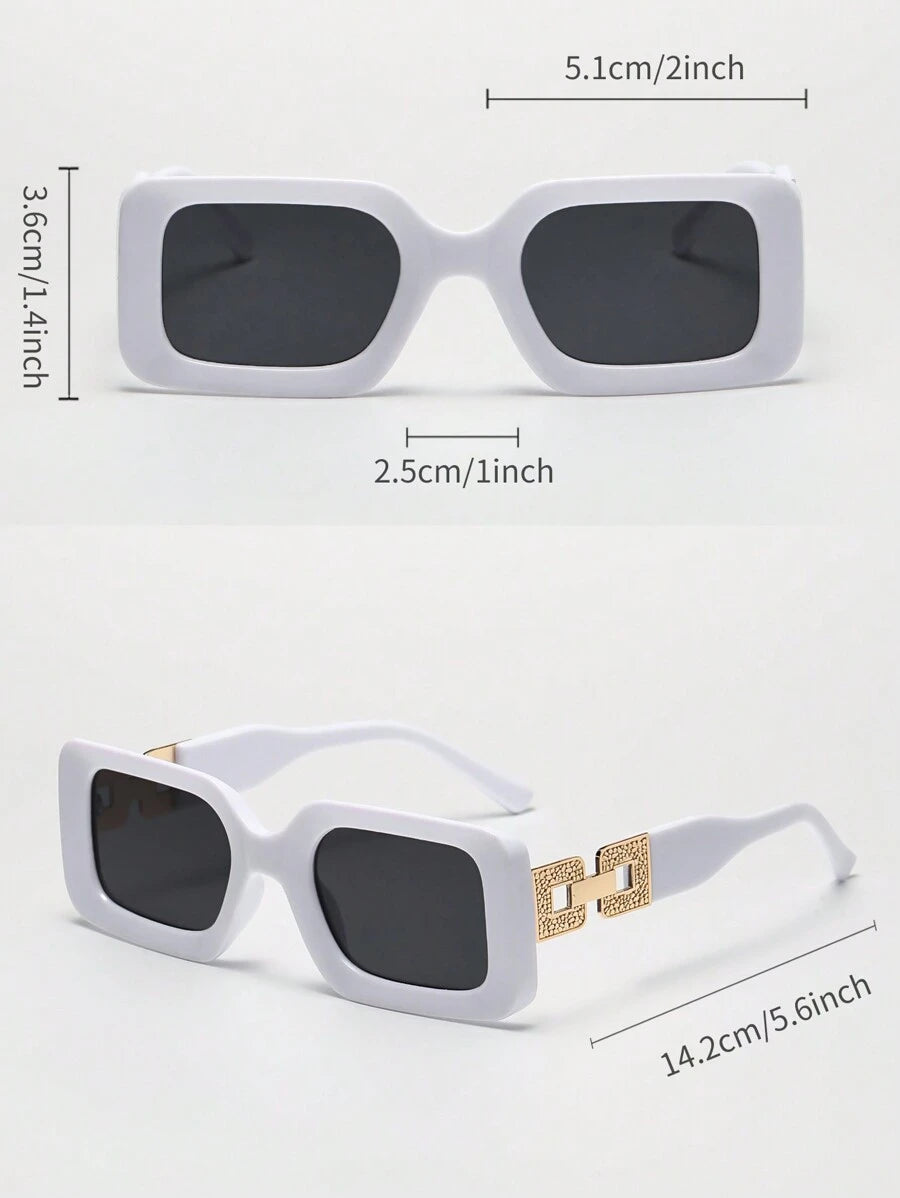 Gafas de sol vintage de marco grueso y grande