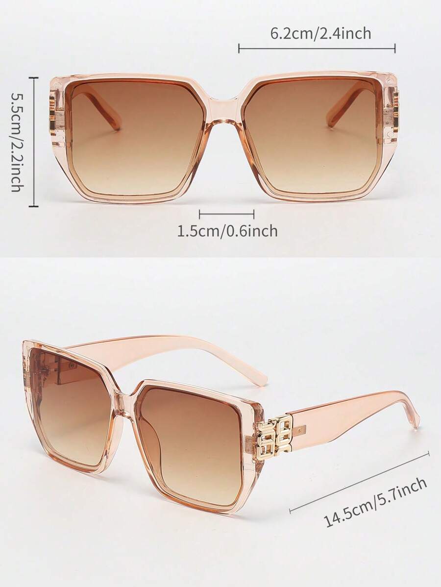 Gafas de sol vintage de marco grueso y grande