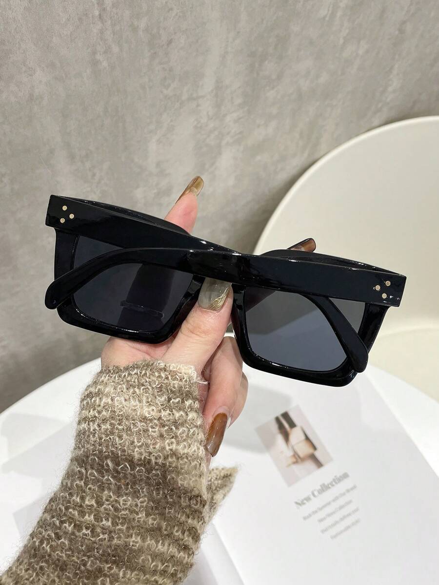 gafas de plástico de moda oversize para mujer