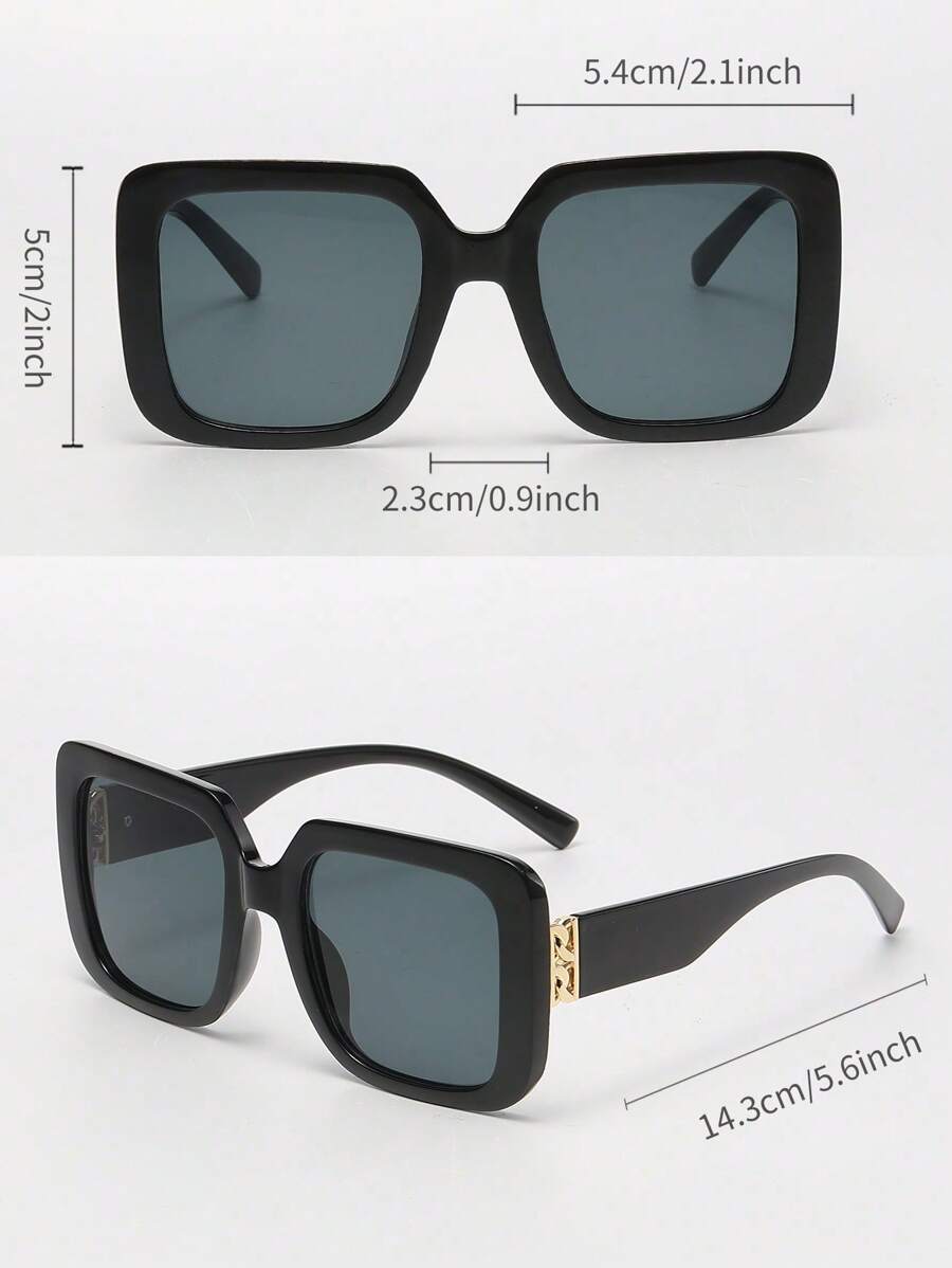 Gafas de sol vintage de marco grueso y grande