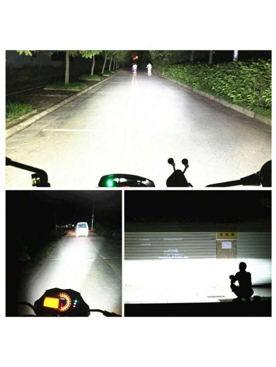 Faros de LED luces delanteras antiniebla para coche o moto