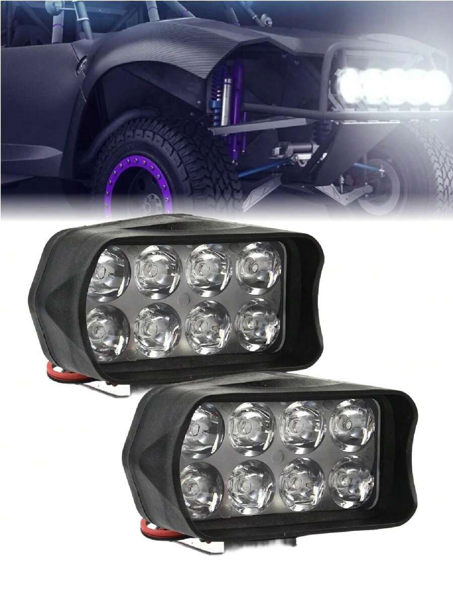 Faros de LED luces delanteras antiniebla para coche o moto