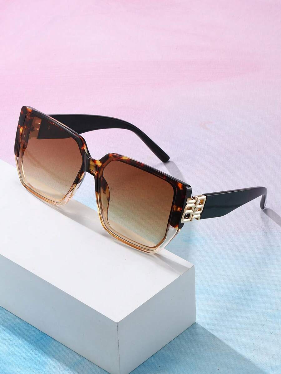 Gafas de sol vintage de marco grueso y grande