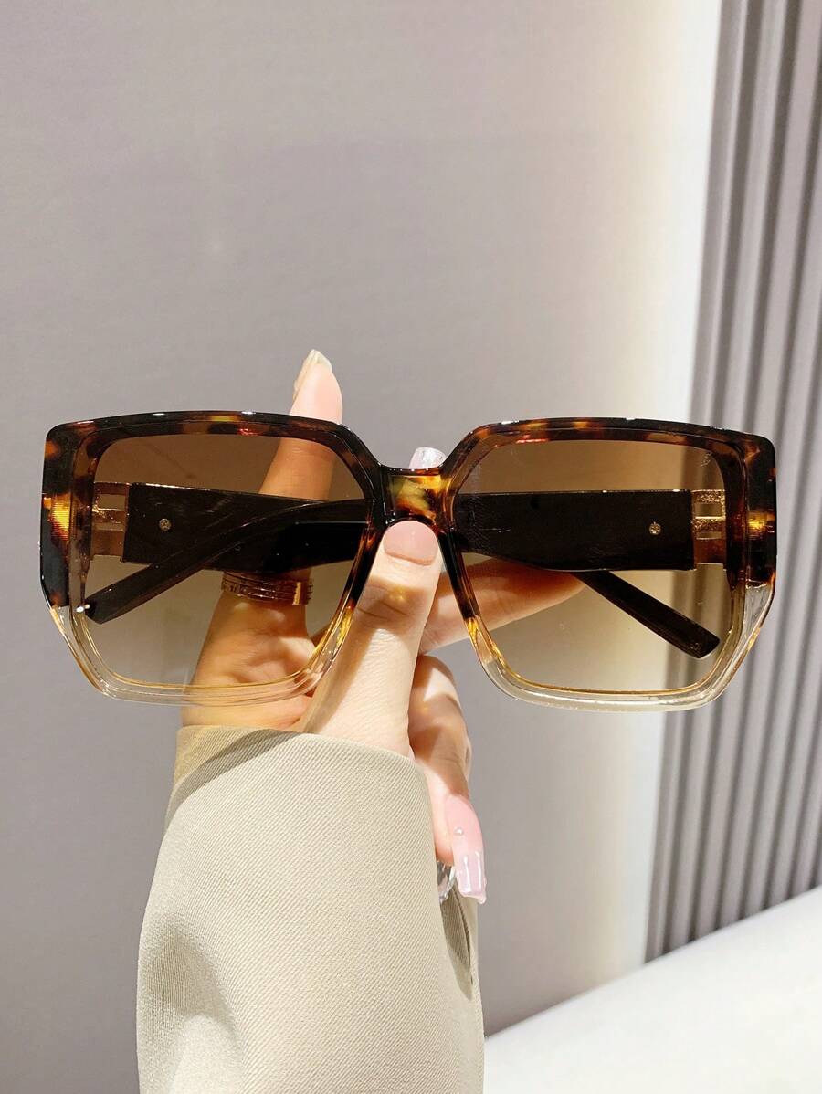 Gafas de sol vintage de marco grueso y grande