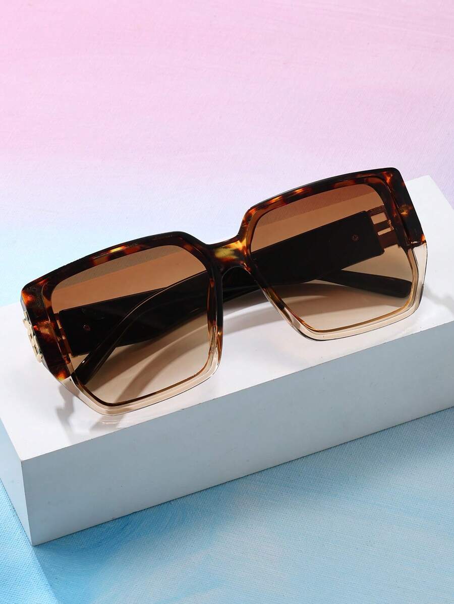 Gafas de sol vintage de marco grueso y grande