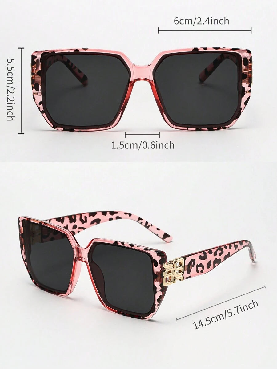 Gafas de sol vintage de marco grueso y grande
