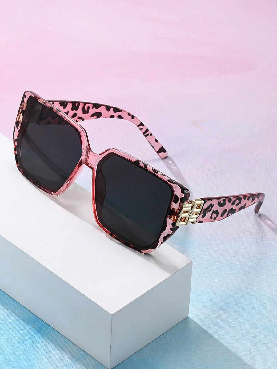 Gafas de sol vintage de marco grueso y grande