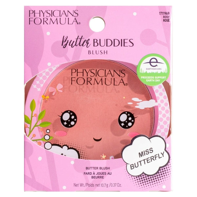 PHYSICIANS FORMULA BUTTER BUDDIES BLUSH MISS BUTTERFLY "ROSY" 10.7g