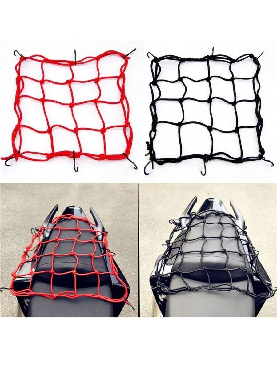 Malla portaequipaje red de 40X40CM para motocicleta