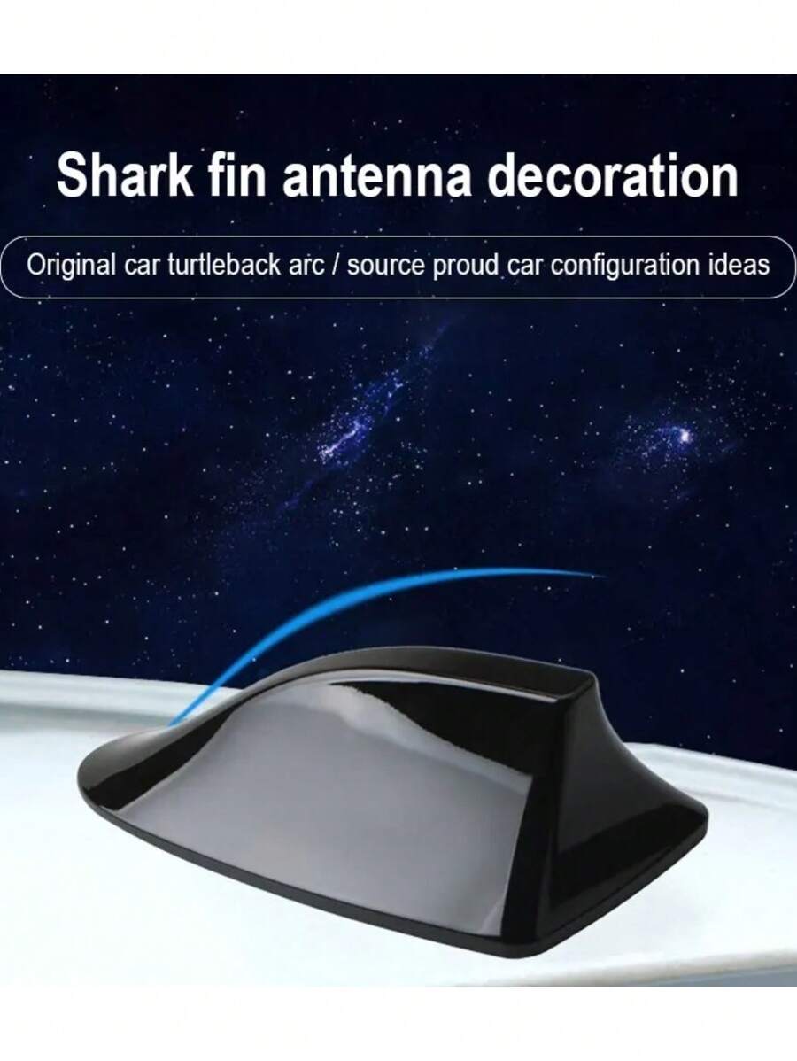 Antena de aleta de tiburon simulada para coche universal