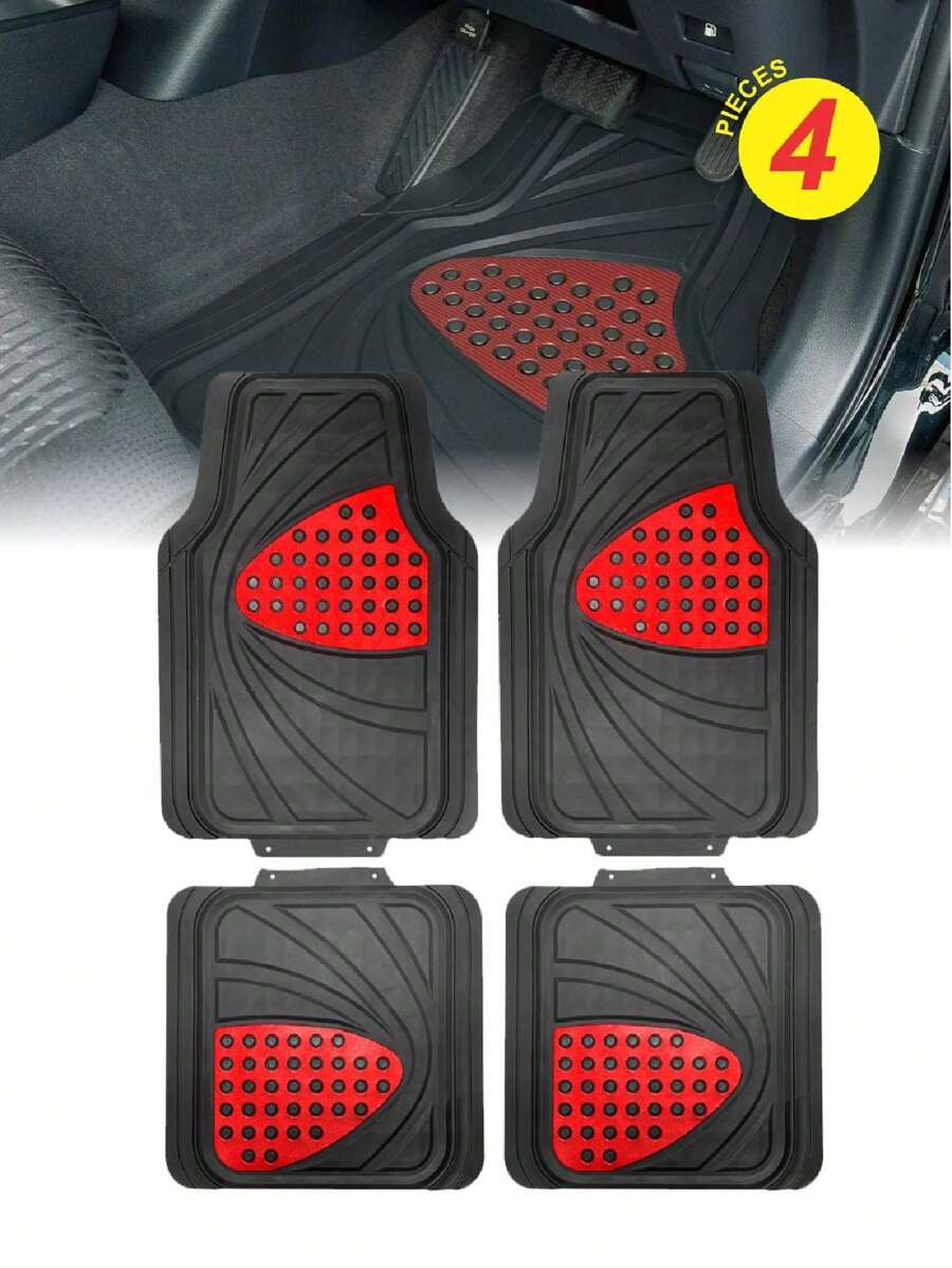 Tapetes alfombrillas de goma universales Set 4