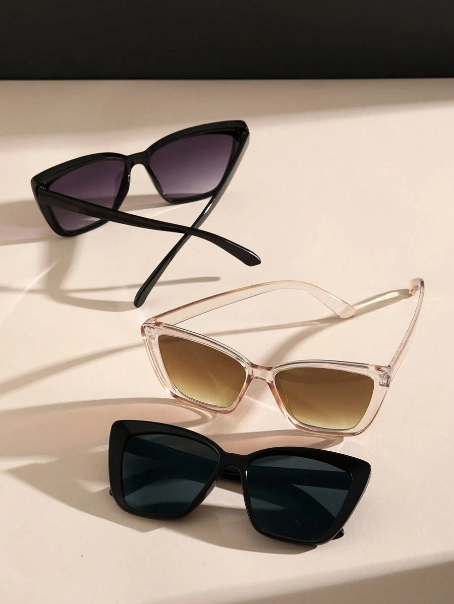gafas de mujer con montura en forma de ojo de gato