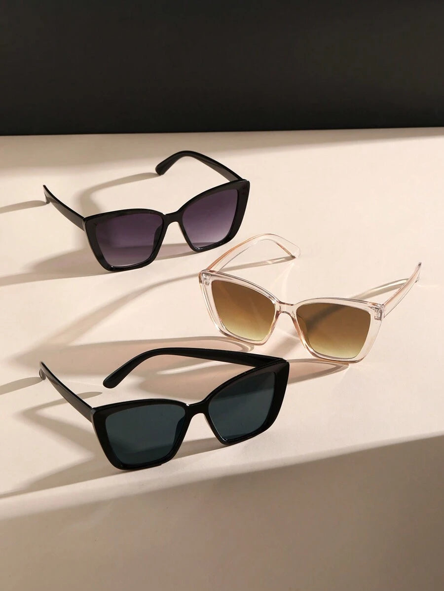 gafas de mujer con montura en forma de ojo de gato