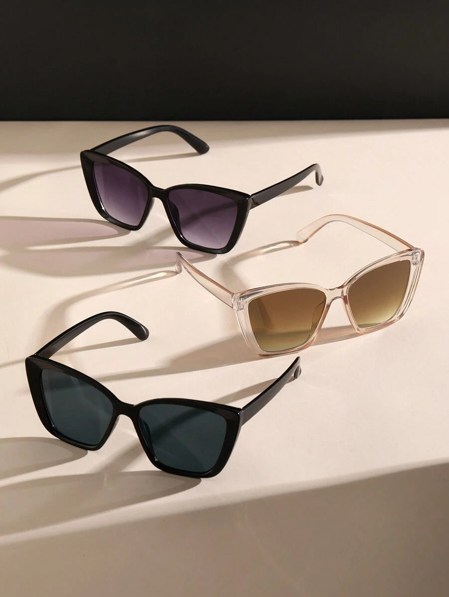 gafas de mujer con montura en forma de ojo de gato