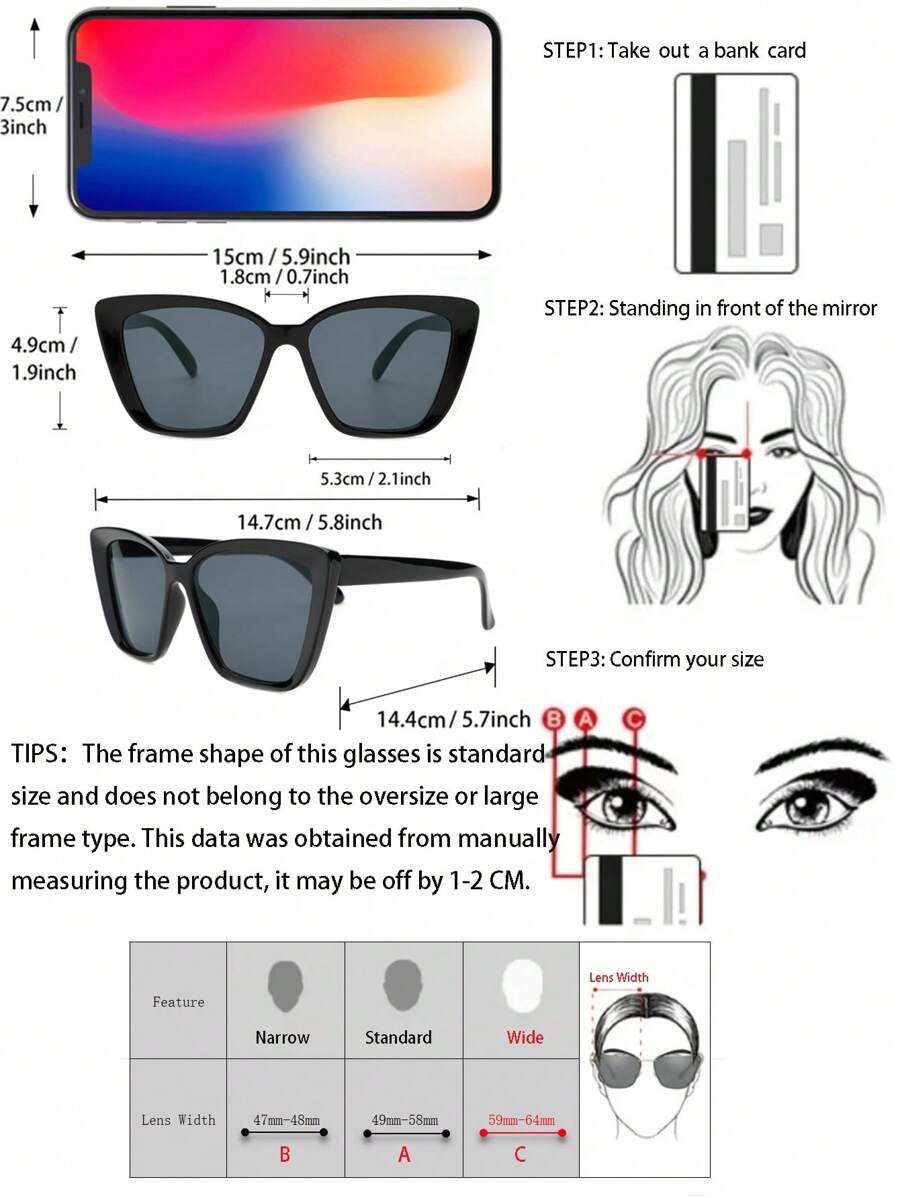 gafas de mujer con montura en forma de ojo de gato